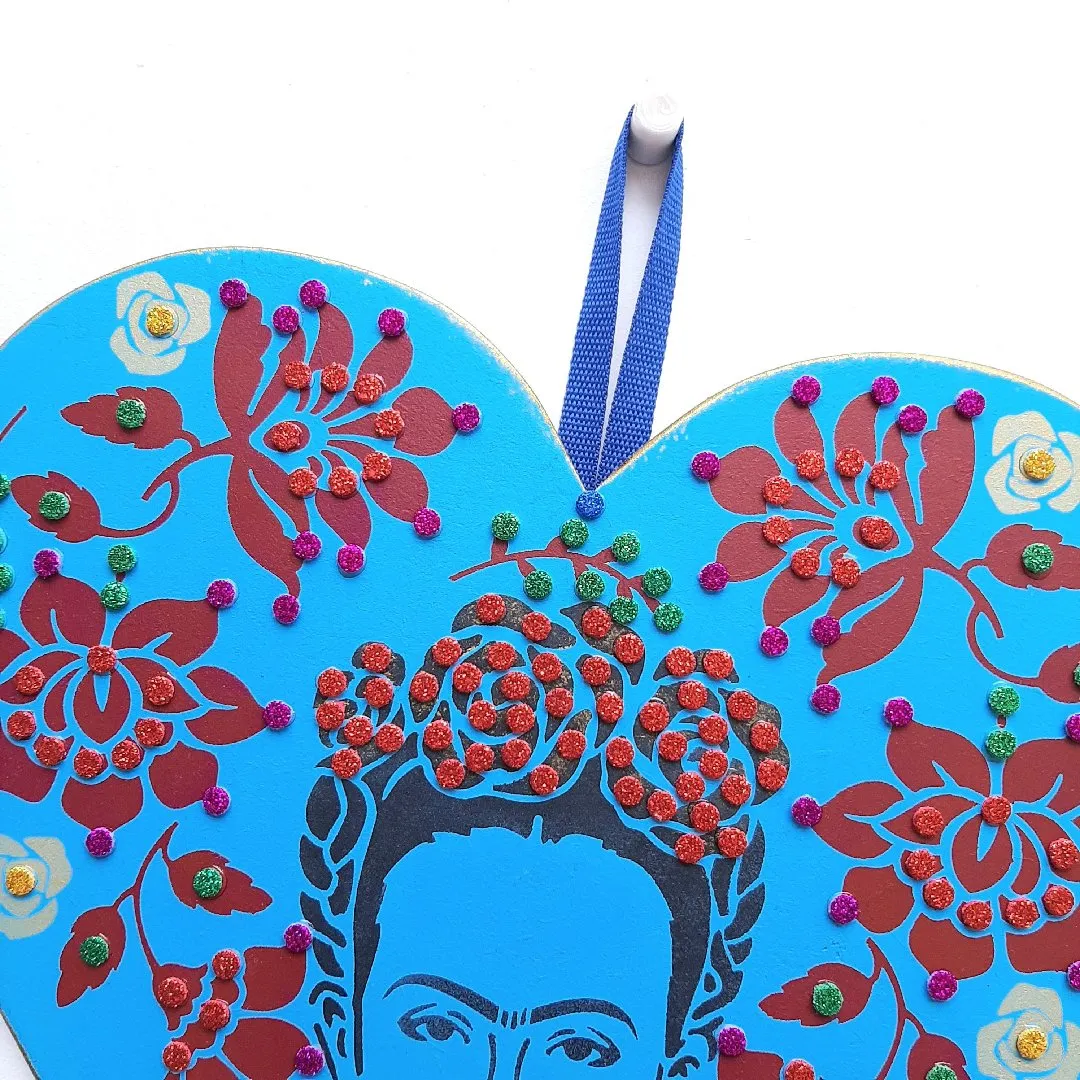 Quadro Mexicano Coração de Frida - foto 2