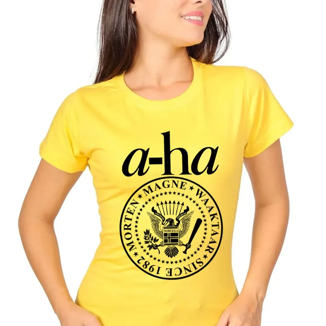 Camiseta camisa banda a-Ha rock new wave anos 80, estampa exclusiva, cores variadas tamanhos unisex - foto 7