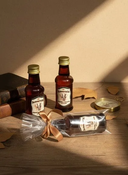 Garrafinha - Amarula Personalizada - artesanato feito à mão por Mi Papelaria Criativa