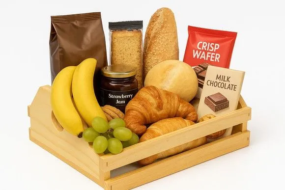 Cesta Bandeja de Café Manhã