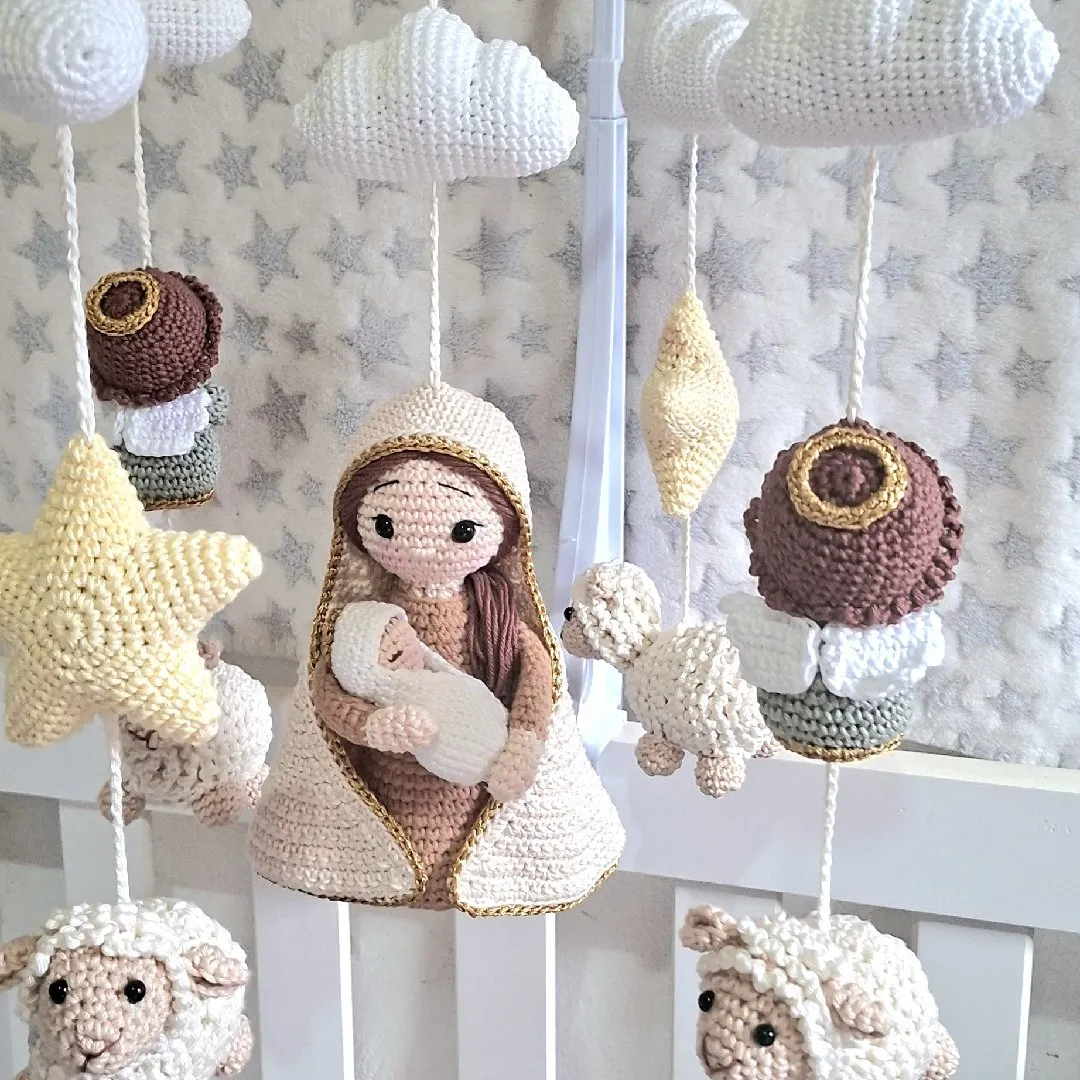 Móbile Nossa senhora amigurumi - foto 4