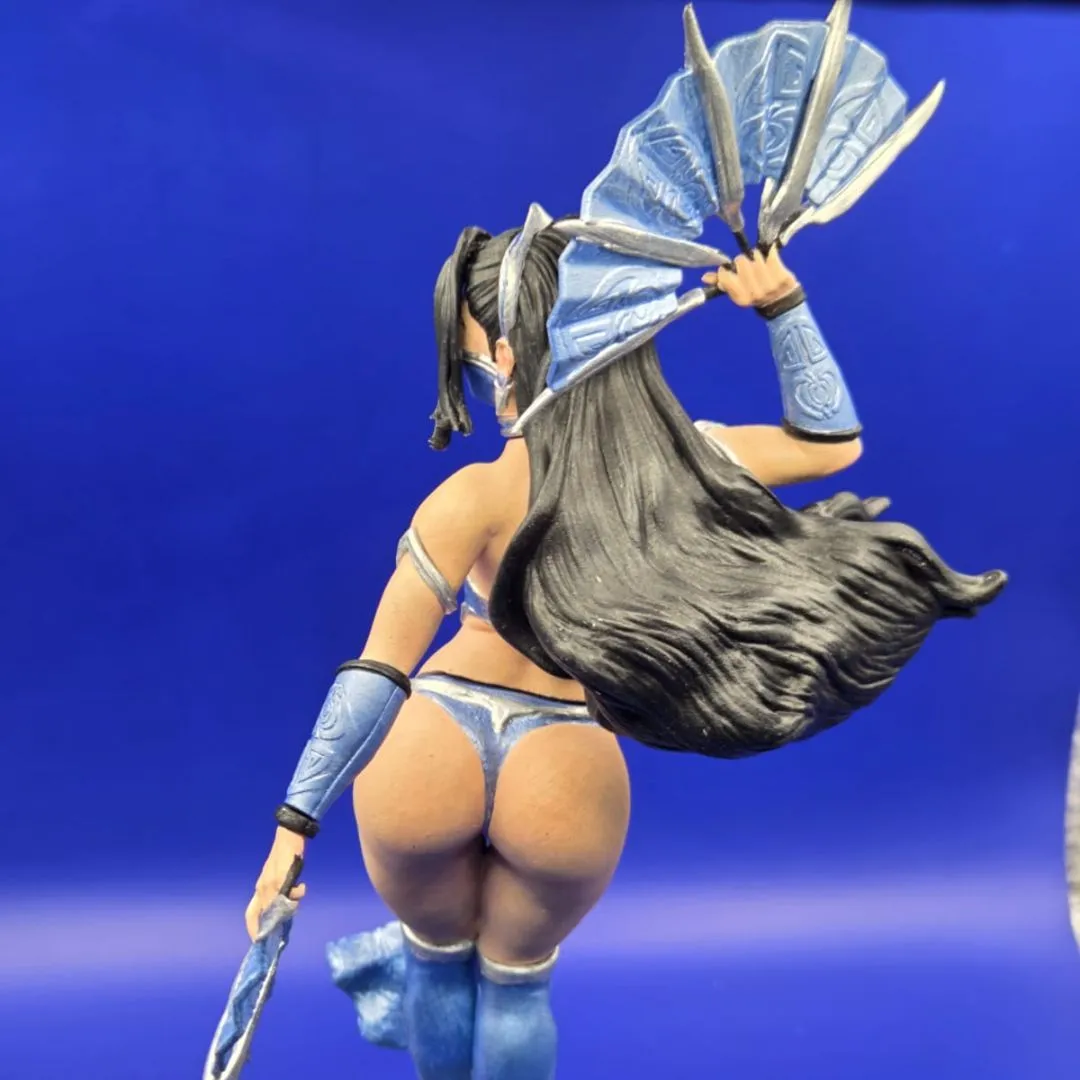 Kitana - Mortal Kombat | Estátua Colecionaveis Action Figure 22 cm - foto 4