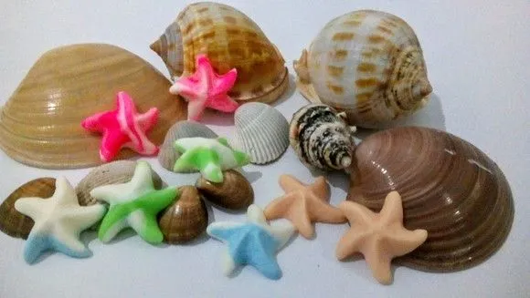 100 mini aplique laços,convite garrafa estrelas do mar - foto 2
