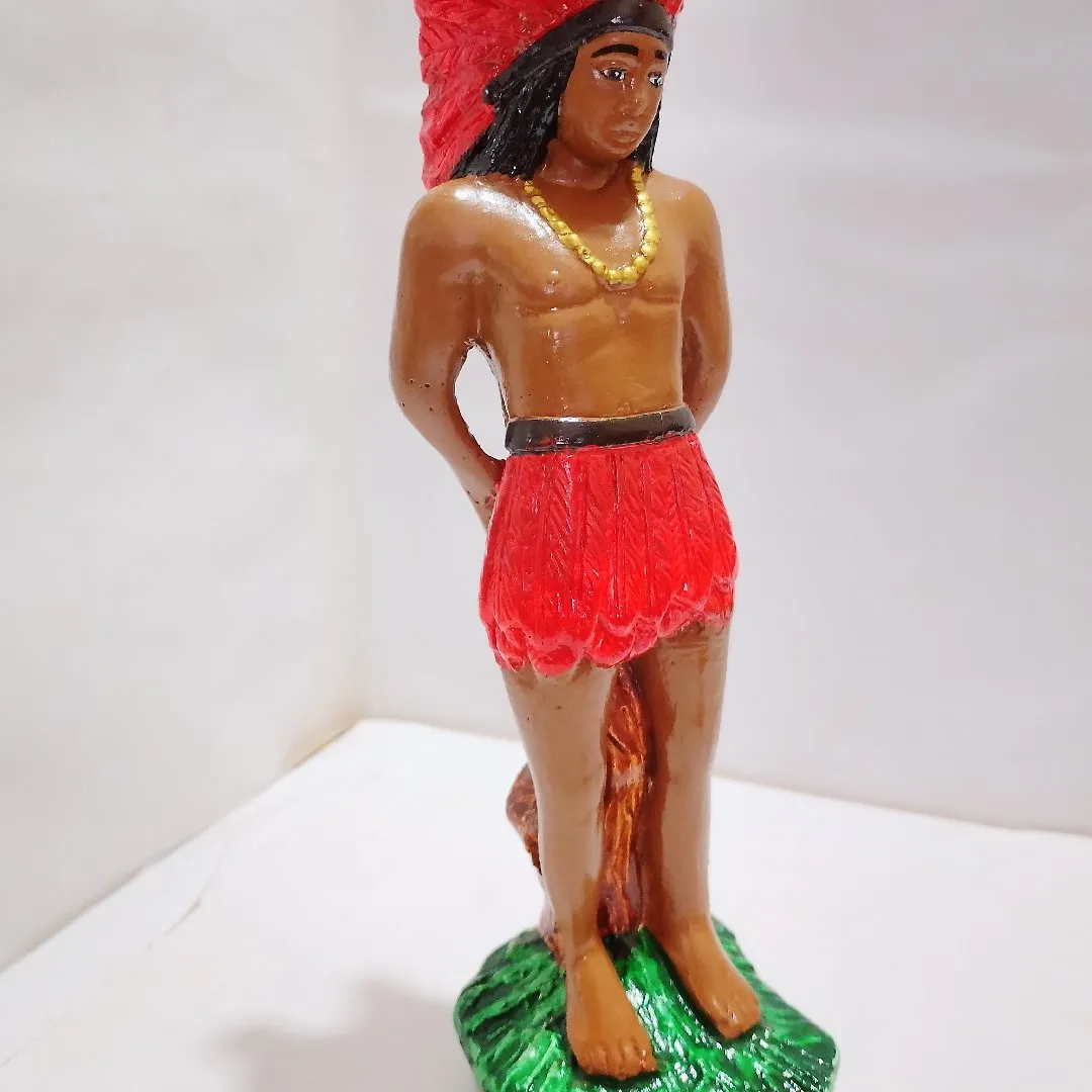 imagem em gesso maciça índio 20 cm - foto 4
