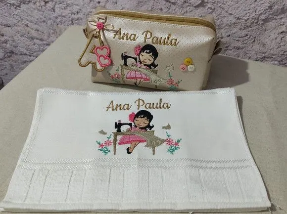 Kit Necessaire e toalha lavabo - foto 5