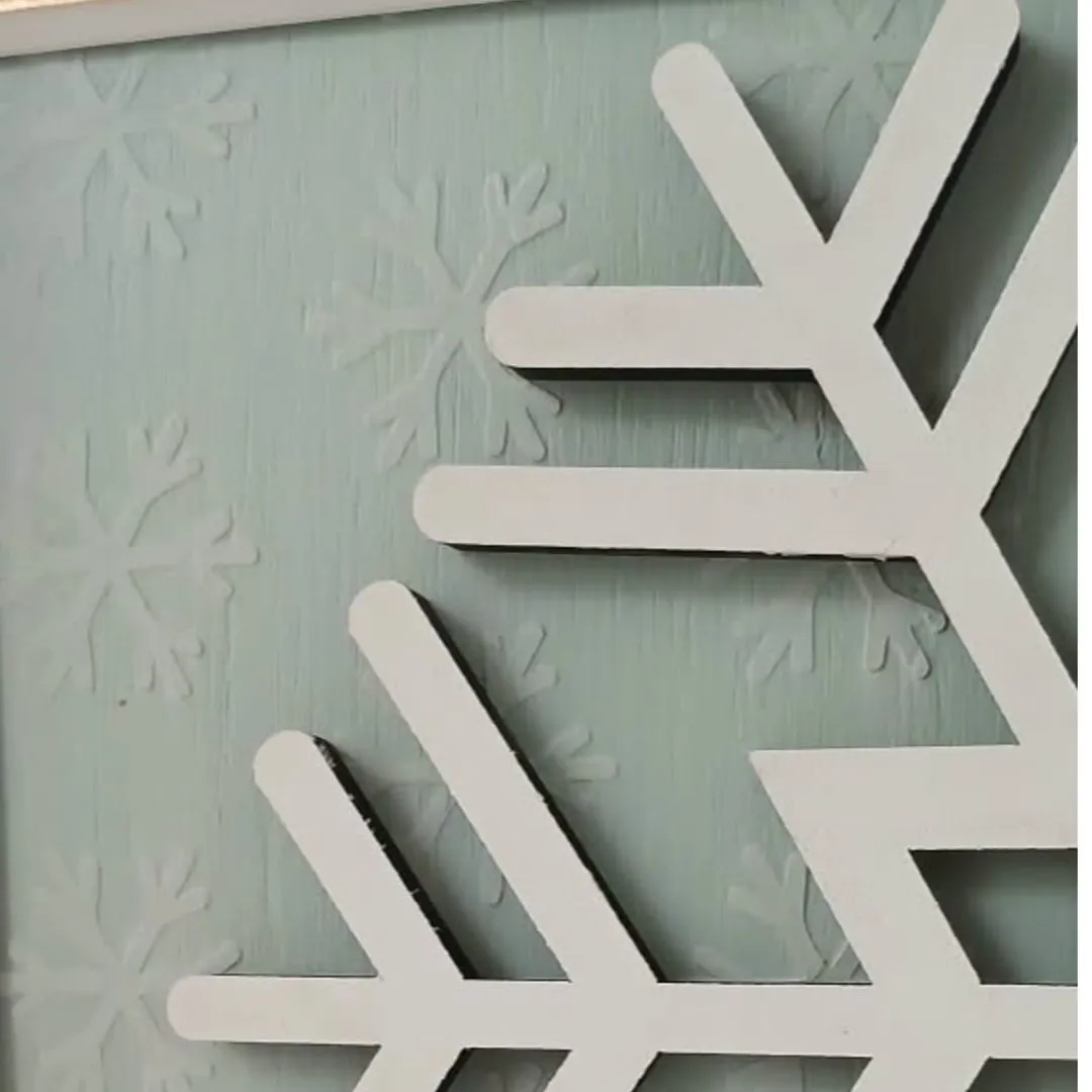 Quadro Decorativo Floco de Neve - Natal - foto 2