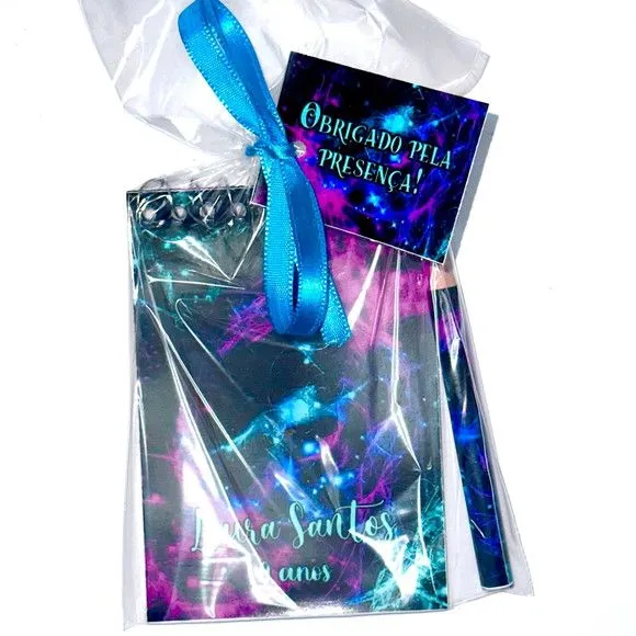 Bloquinho Neon Personalizado - artesanato feito à mão por Mi Papelaria Criativa
