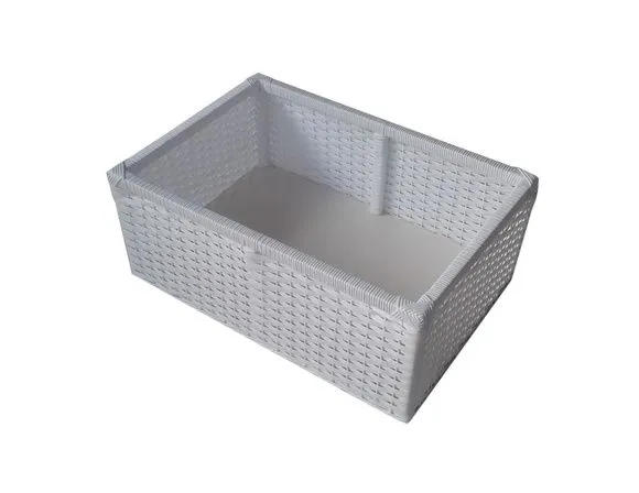 Cesto Sintético Branco 60x40x25 - foto 3