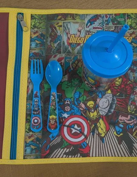 Jogo Americano Infantil com Porta Talheres - foto 4
