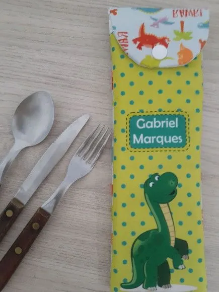 Porta talher Personalizado - artesanato feito à mão por Innovare Studio