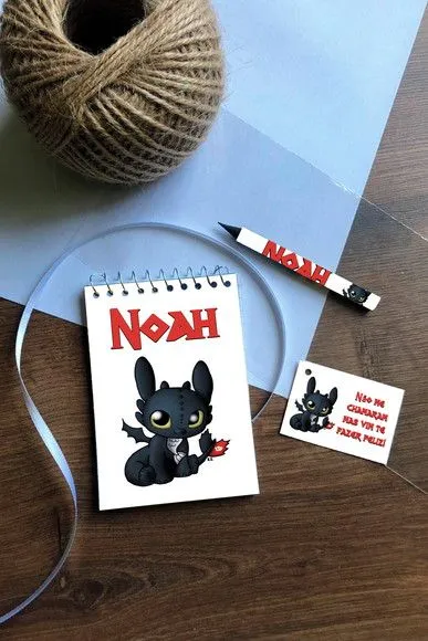 Bloquinho Banguela Personalizado - artesanato feito à mão por Mi Papelaria Criativa