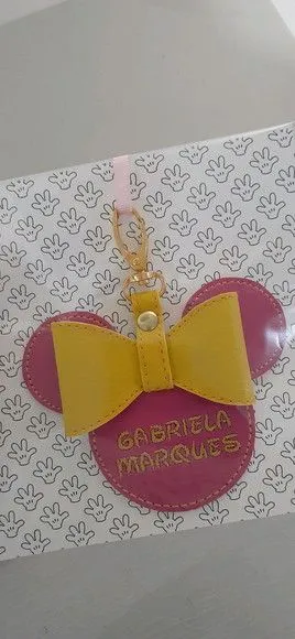 Chaveiro bordado MINNIE/MICKEY - foto 3