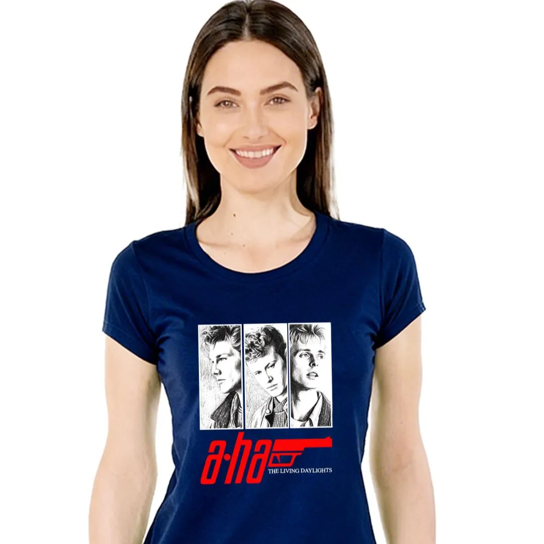 Camiseta camisa a-Ha 007 banda New Wave anos 80, estampa exclusiva tamanhos unisex - foto 5