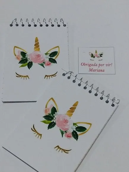 Bloquinho Unicórnio Personalizado - foto 3