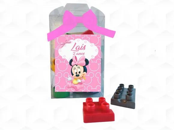Bloco de Montar Minnie Personalizada - artesanato feito à mão por creativitybynina