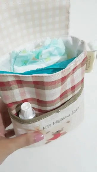 Kit higiene do bebê- Ursinha - feito à mão por Innovare Studio