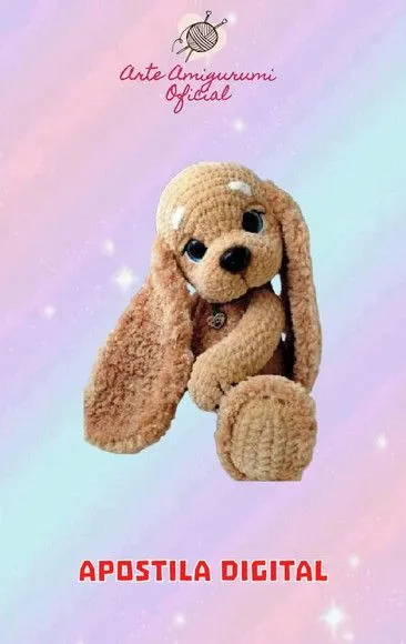Receita Cachorro Meu Melhor Amigo Amigurumi - feito à mão por Arte Amigurumi Oficial