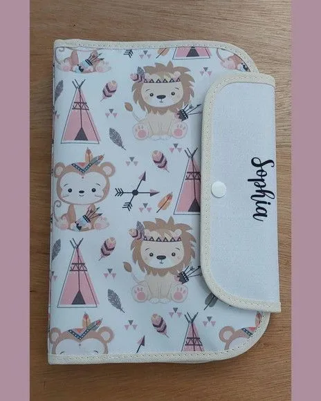 Porta Documentos Infantil - artesanato feito à mão por Innovare Studio