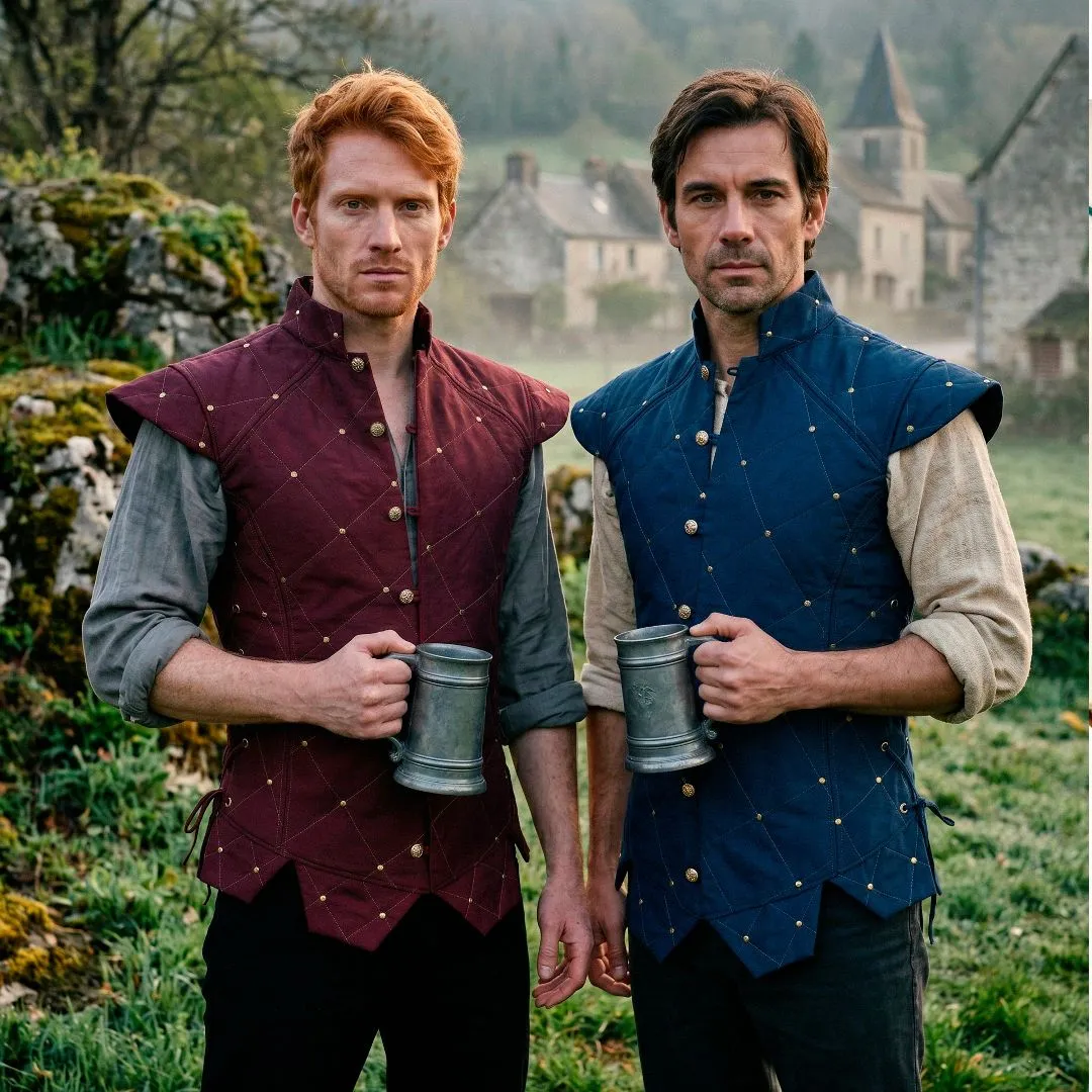 Colete medieval em matelasse - foto 5