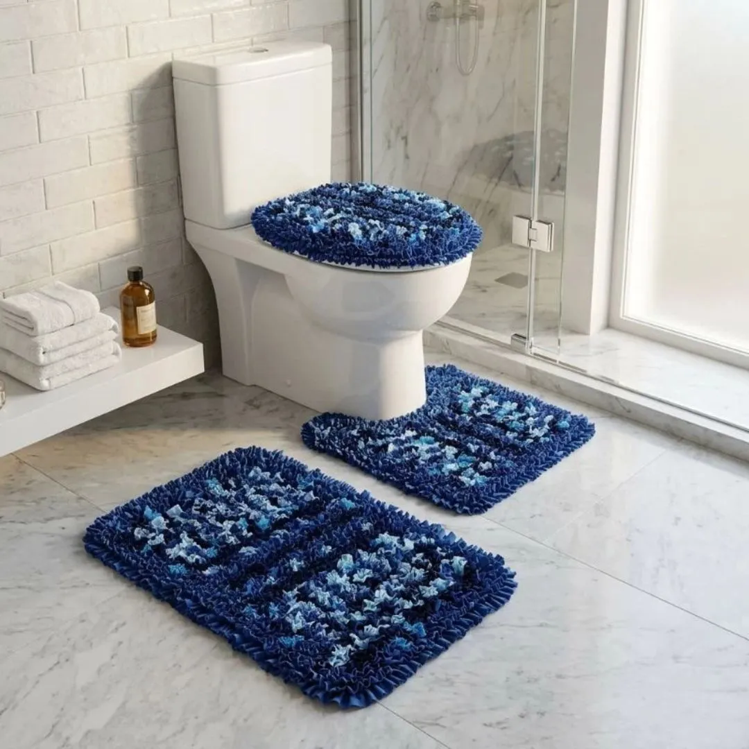Jogo de banheiro em frufru