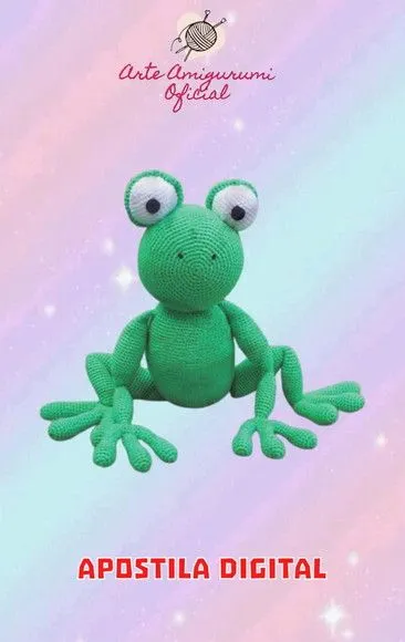 Receita Sapinho Willy Amigurumi - feito à mão por Arte Amigurumi Oficial