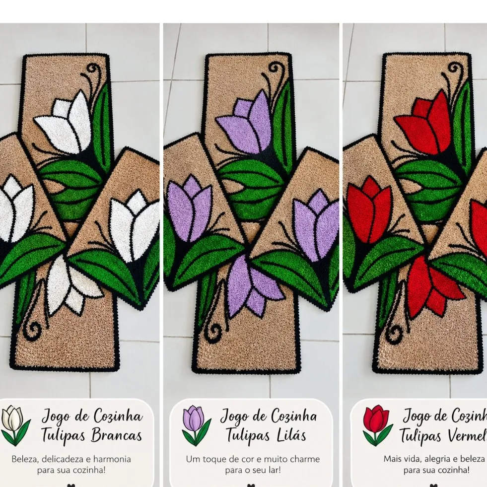jogos de cozinha - artesanato de Sandra Mara artes e artesanatos
