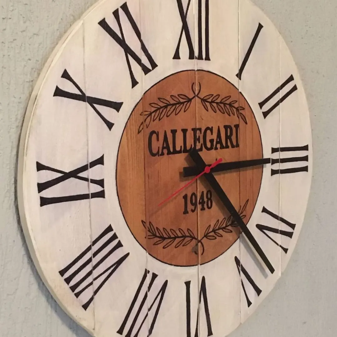 🕰️ Relógio de Parede Rústico em Madeira – 40 cm (modelo 2) - foto 4