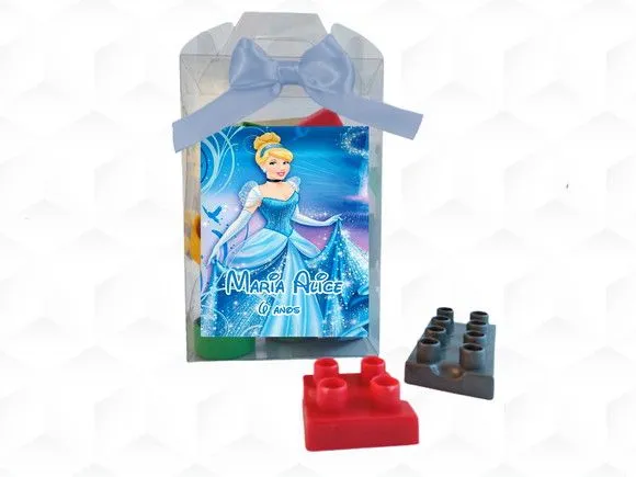 Bloco de Montar Cinderela Personalizada - artesanato feito à mão por creativitybynina