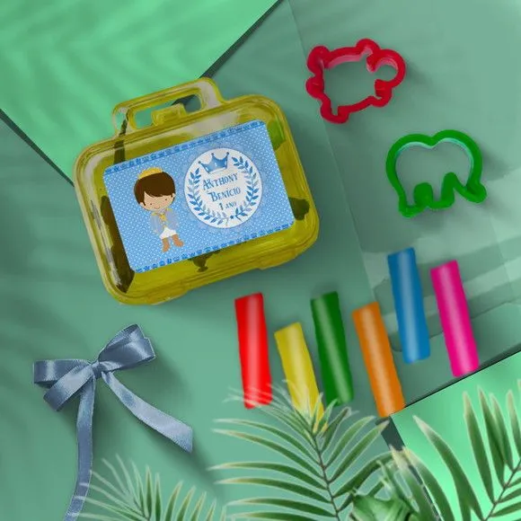 Mini Maleta - Principe Realeza Personalizada - feito à mão por Mi Papelaria Criativa