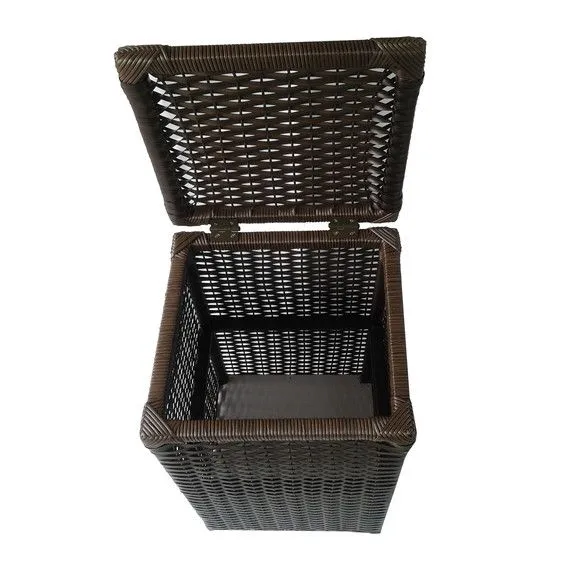 Cesto Roupa Sintético Argila 37x37x60 - foto 4