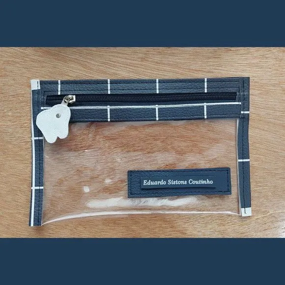 Necessaire Porta Escova de Dente - Sintético - feito à mão por Innovare Studio