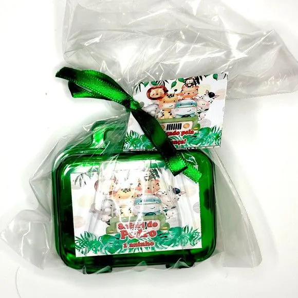 Maletinha Safari Modelar Personalizada - feito à mão por Mi Papelaria Criativa