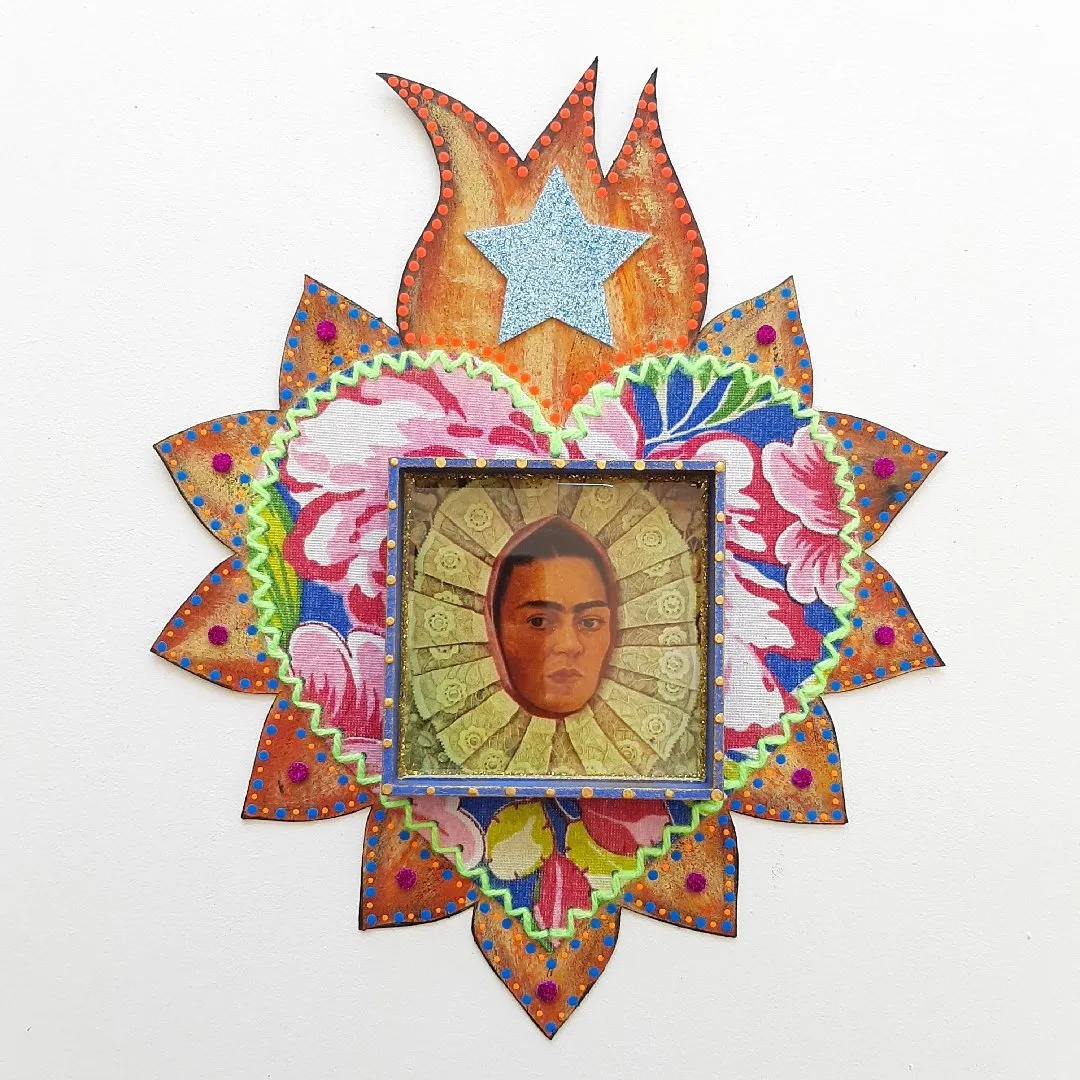 Capela Coração de Frida - artesanato de Estudio Bananeira
