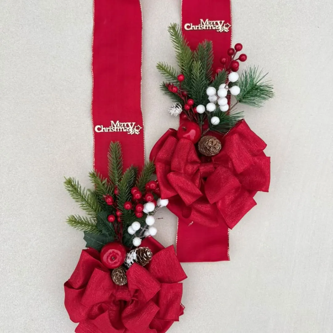 Escapulário de Porta em Festão para Natal