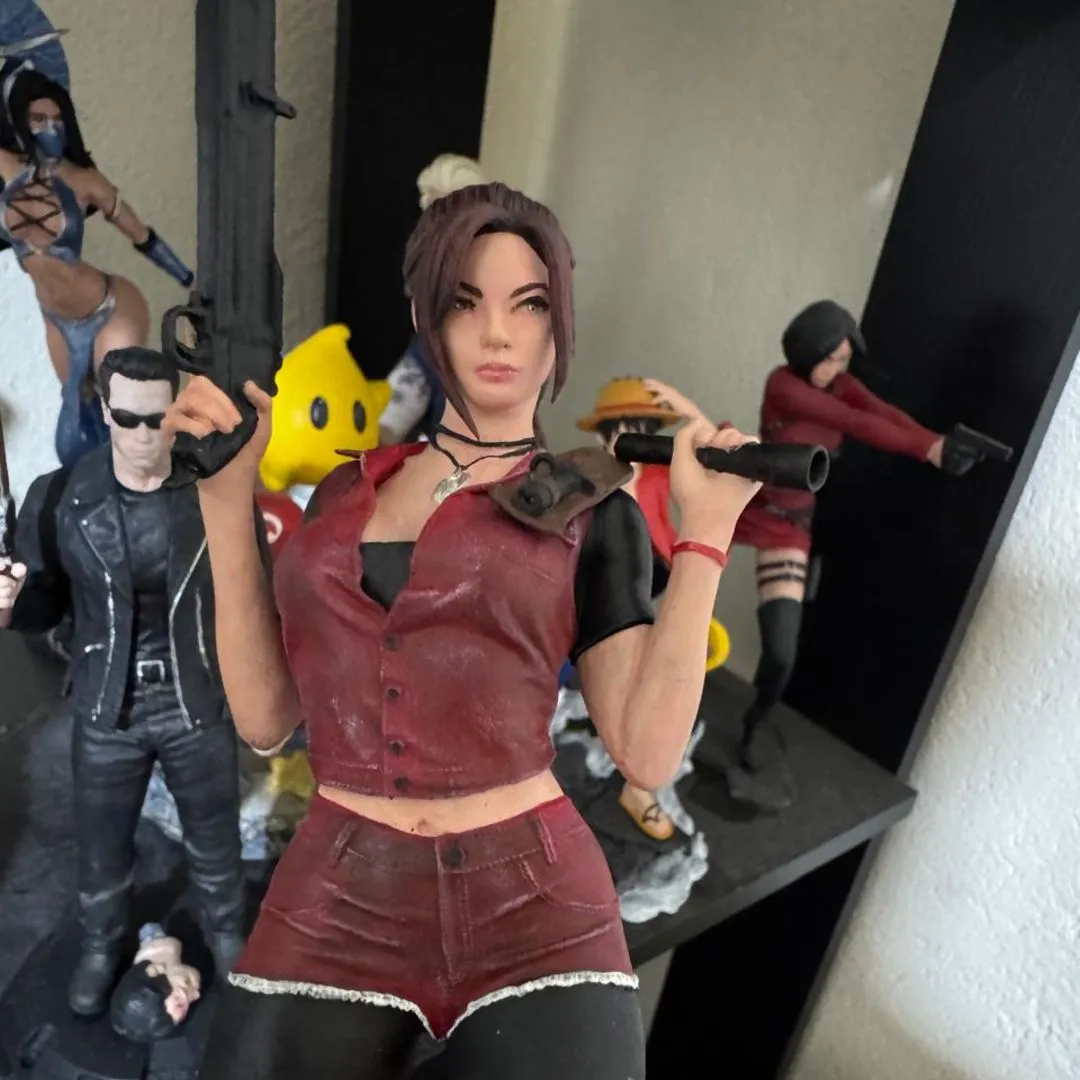 Claire Redfield Resident Evil Action figure jogo Colecionavel Capcom - artesanato feito à mão por 3D BILLA