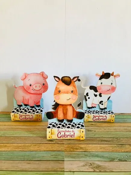 Porta Chocolate Duplo Fazendinha