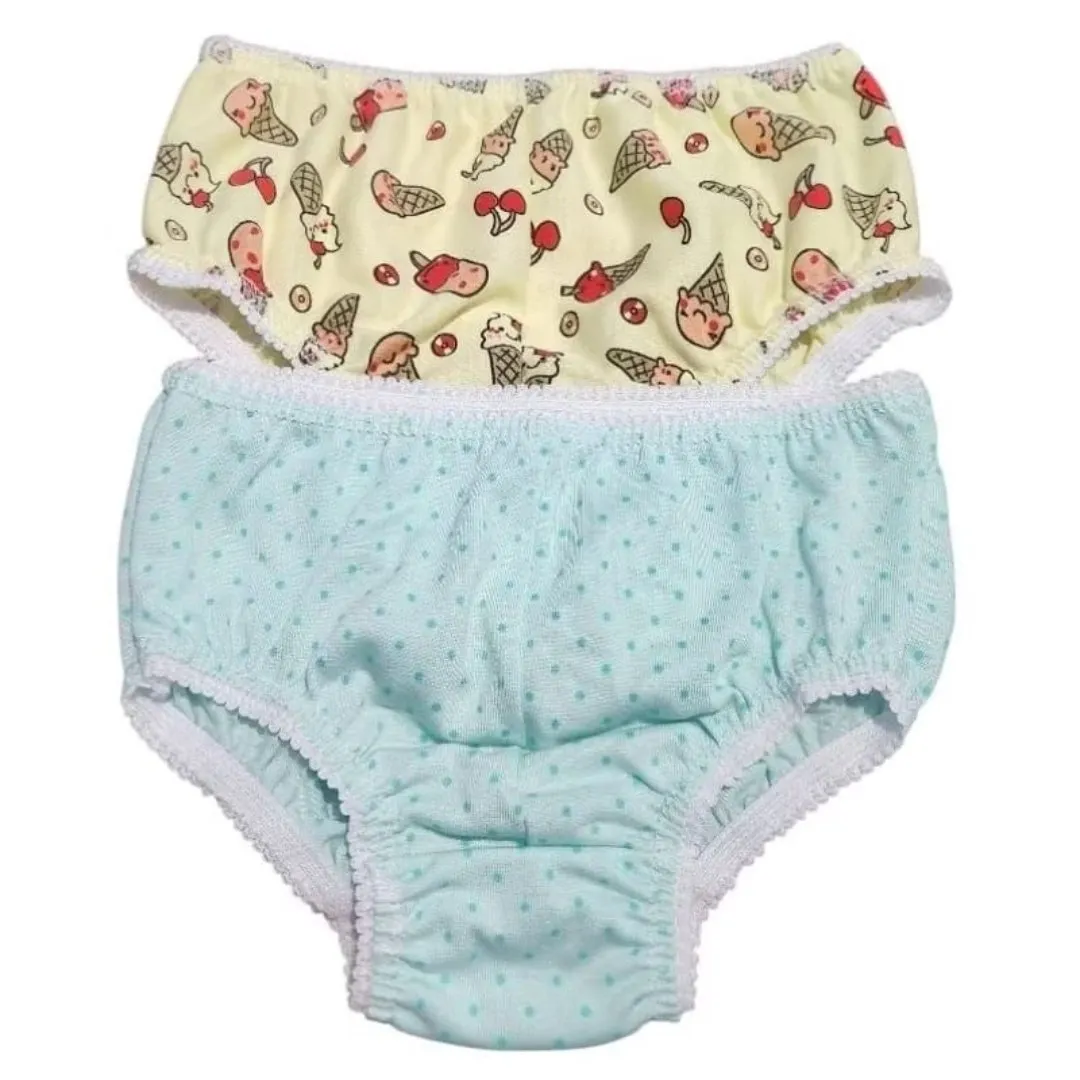 Kit 5 Calcinhas Infantis Lisas e Estampas/Modelos Variados - foto 4