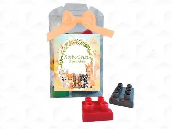 Bloco de Montar Bosque Personalizada - artesanato feito à mão por creativitybynina