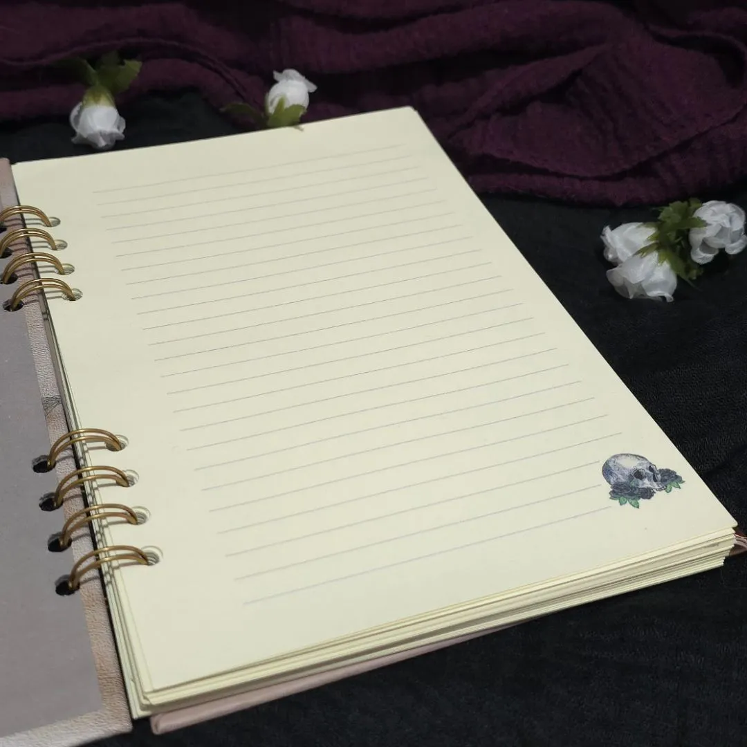 Caderno A5 pautado 80 folhas [Coleção Memento Mori] - foto 2