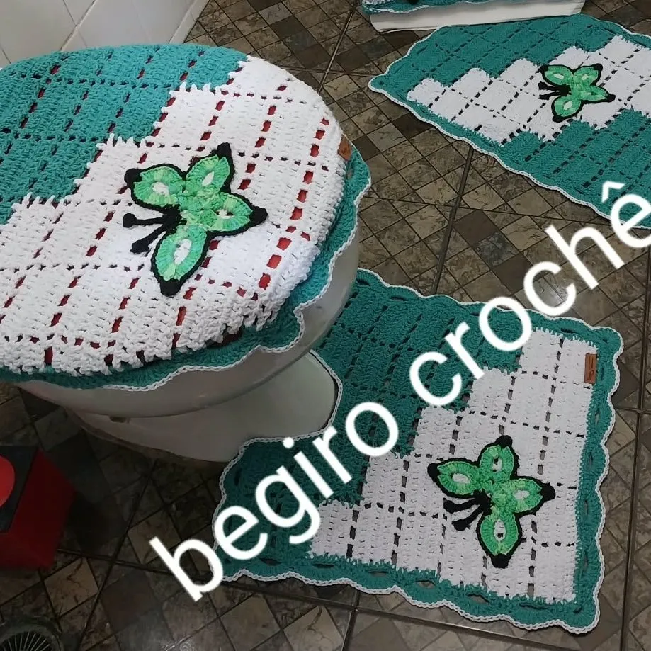 kit banheiro borboleta - foto 2