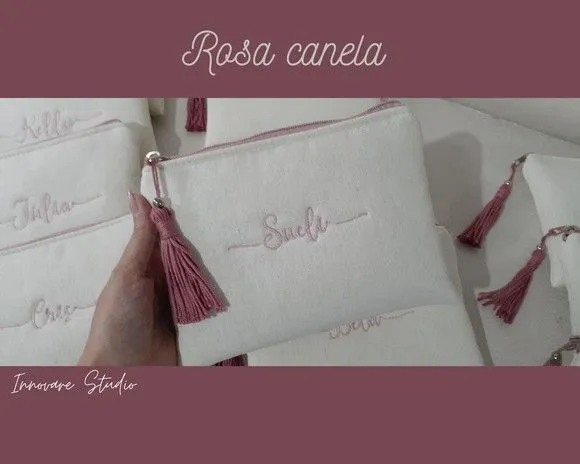 Necessaire personalizada - linho - foto 2