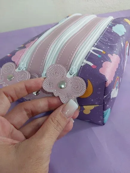 Estojo Triplo Personalizado - feito à mão por Innovare Studio