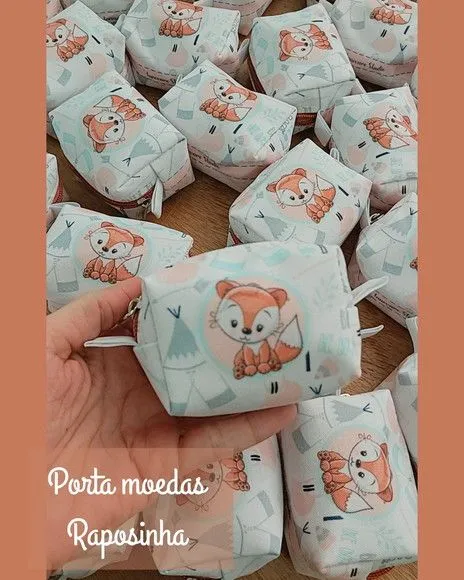 Porta Moedas- Lembrancinha Maternidade - artesanato feito à mão por Innovare Studio