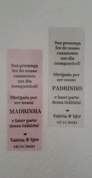 Marcador de páginas - PVC leitoso - feito à mão por Innovare Studio