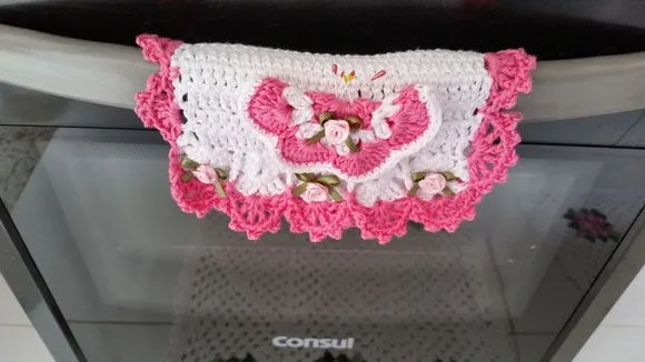 Puxador Fogão Imã Gel. Borboleta Pitaya Rosa - foto 3