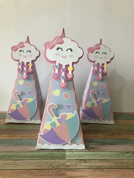 Caixa Cone Chuva De Amor