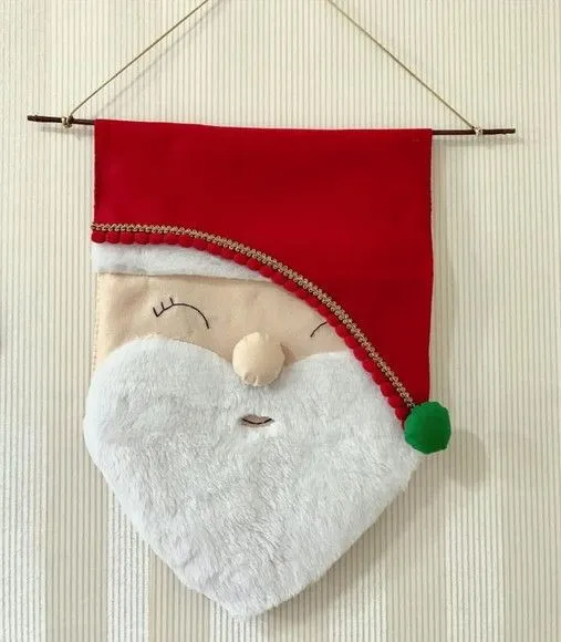 Decoração para Natal Flâmula em Feltro