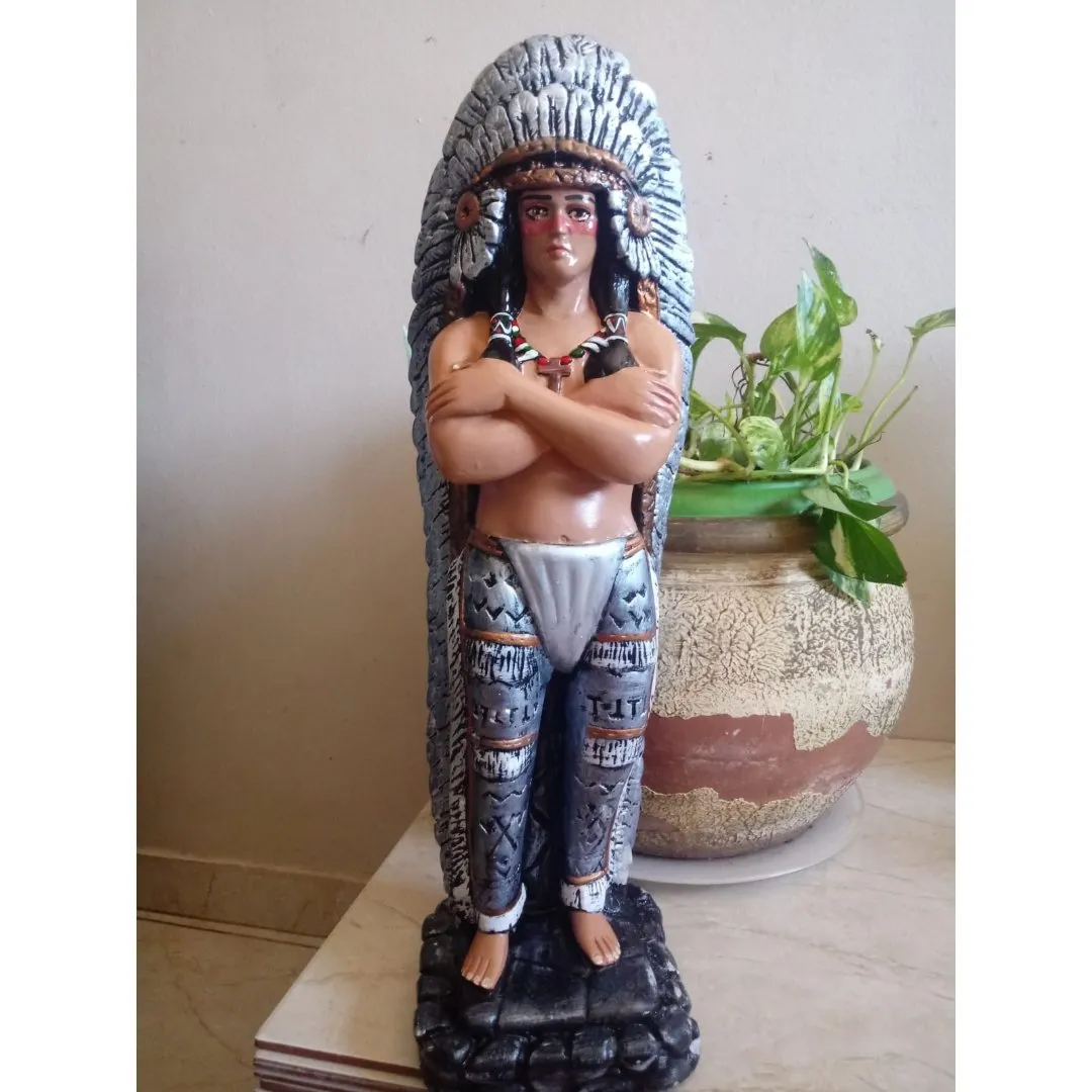 Caboclo Pena Branca (Ornamentado) 40cm - foto 2