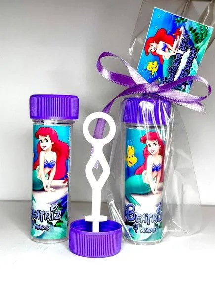 Bolinha de Sabão Ariel Personalizada - artesanato feito à mão por Mi Papelaria Criativa