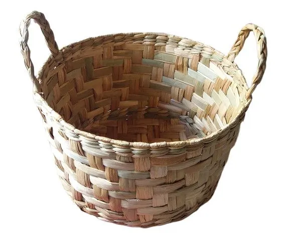 Cesto Organizador Cachipot Fruteira Taboa Redondo 30x30x18 - foto 2